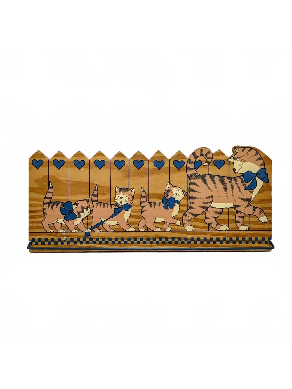 Avon Wooden Kitty Cat Towel Holder Rack